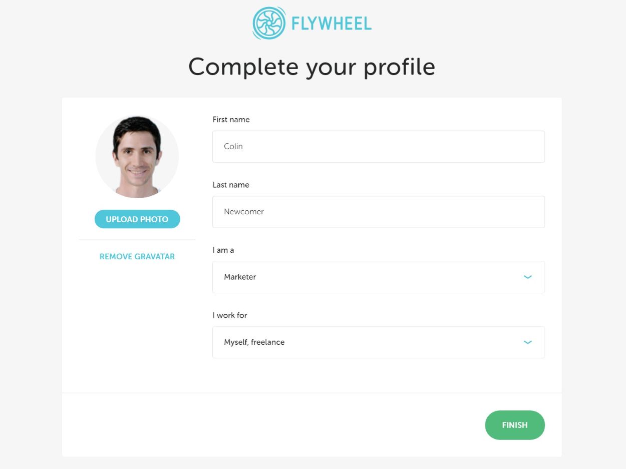 Flywheel profile information