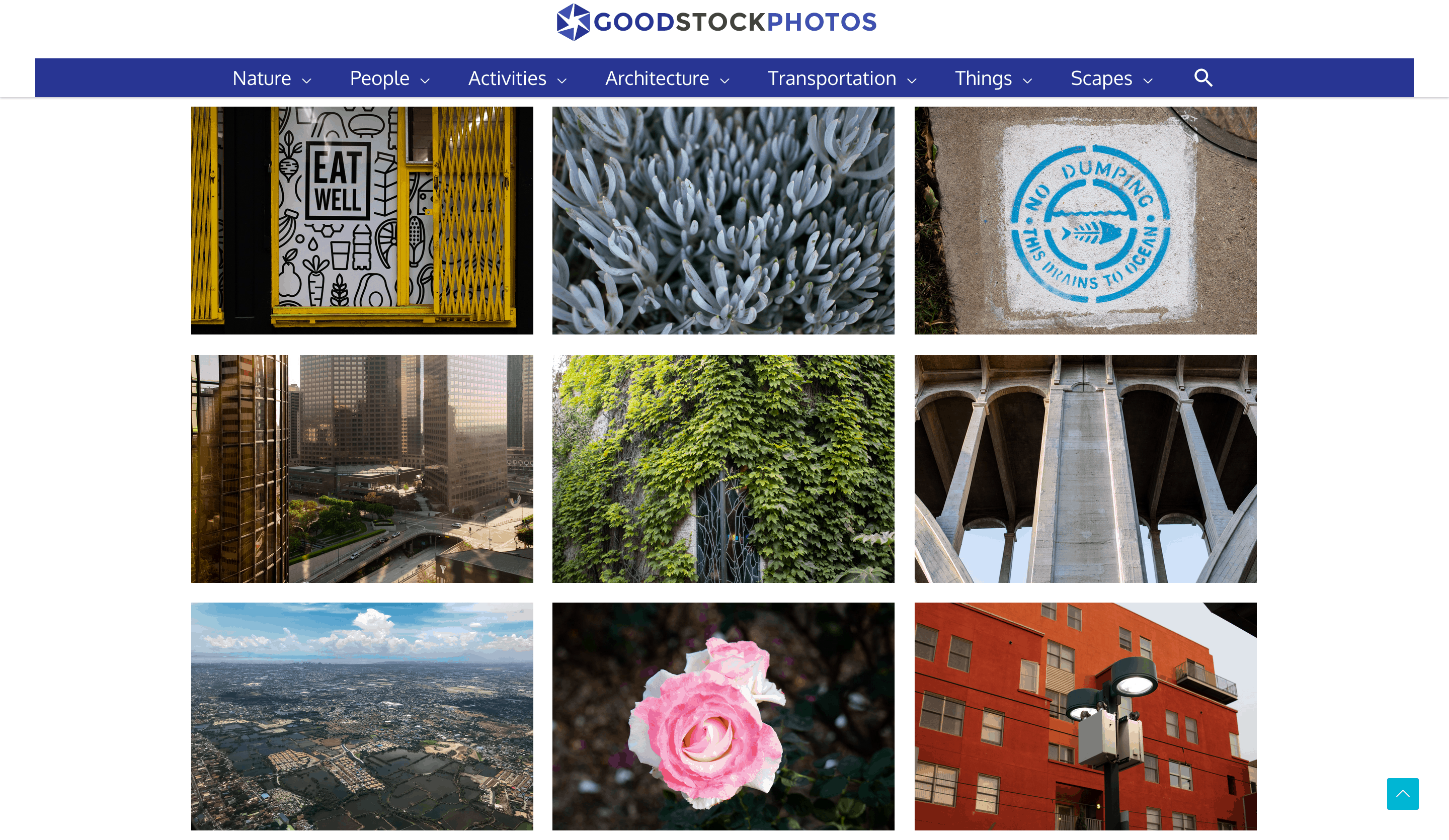The Good Stock Photos website.